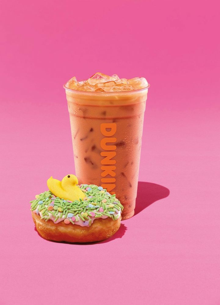 Hop into Spring at Dunkin’ with New PEEPS® Marshmallow Flavored Coffee and PEEPS® Donut