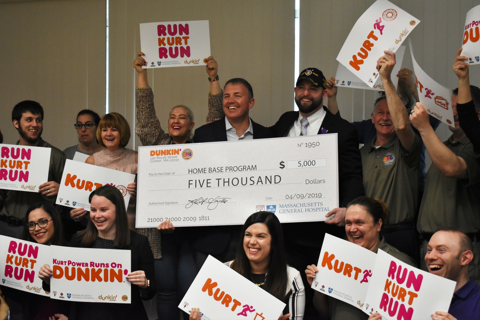 Dunkin’ Supports Veteran Kurt Power’s Boston Marathon Run for Home Base