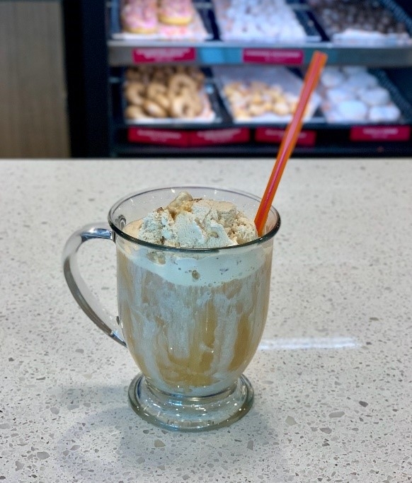 Double Butter Pecan Coffee Float