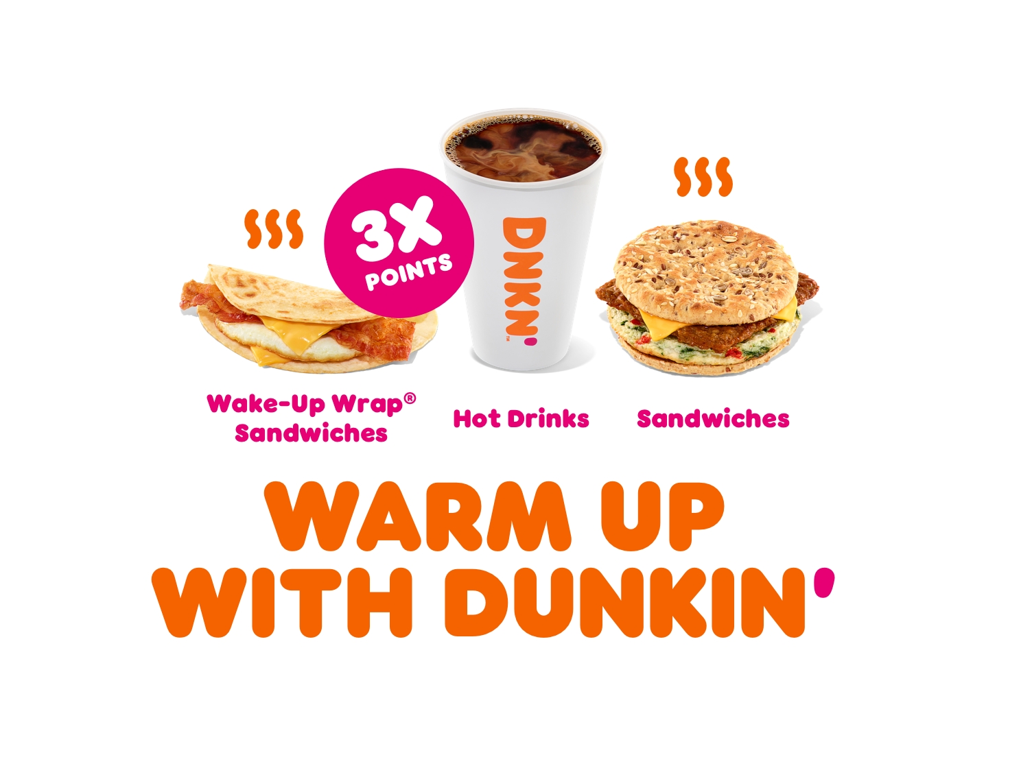 Get It While It’s Hot: 3X Points for DD Perks® Members