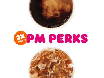 Earn 3X DD Perks® Points on a PM Pick-Me-Up