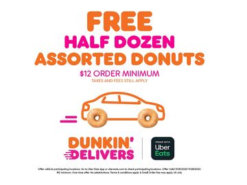 Thanksgiving Just Got Sweeter: Get a Free Half-Dozen Donuts from Dunkin’ and Uber Eats Thanksgiving Just Got Sweeter: Get a Free Half-Dozen Donuts from Dunkin’ and Uber Eats