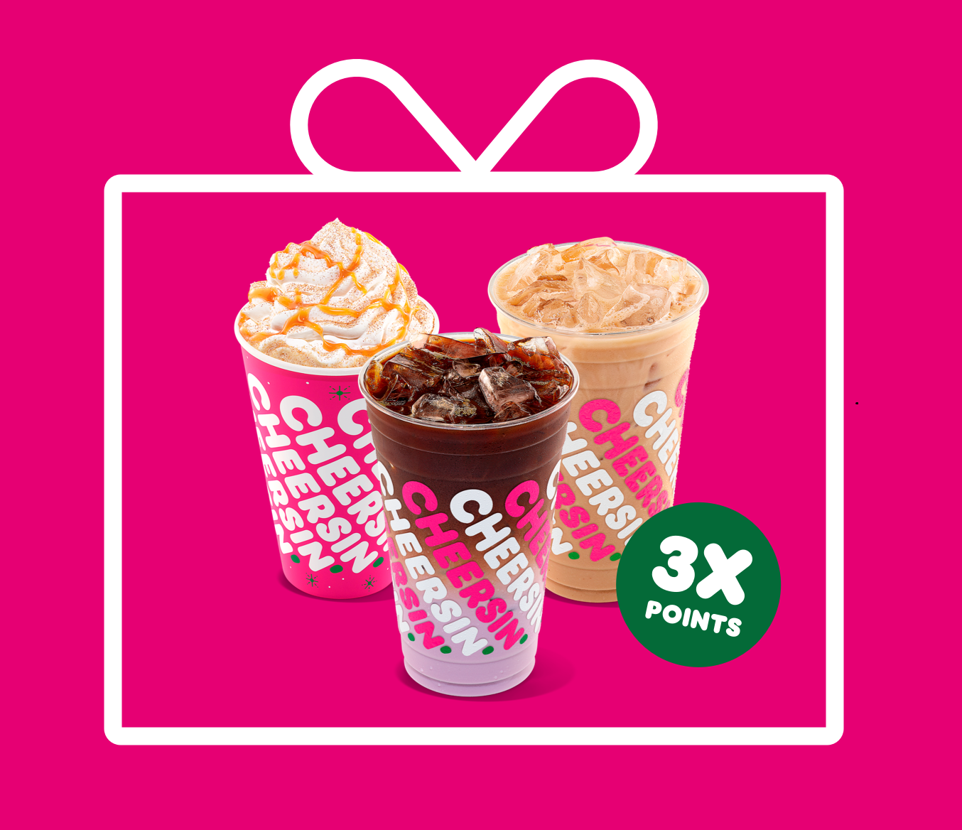 Unwrap One More Holiday Gift from Dunkin’: 3X Points on Espresso Drinks