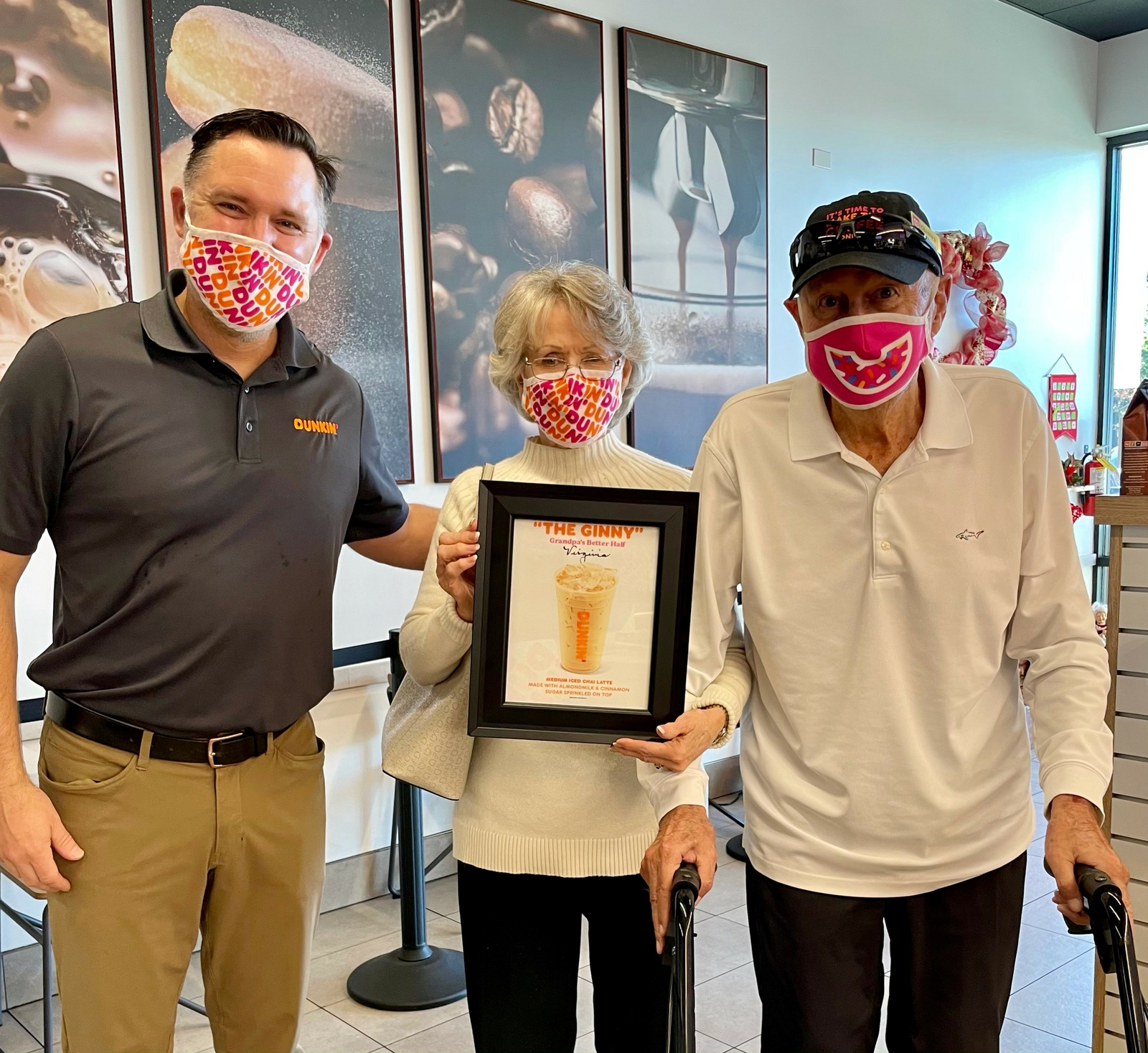 Meet Dunkin’s Sweetest Guests: “Grandpa” and Ginny Walker