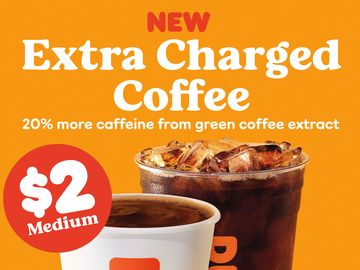 Dunkin' Extra Charged Coffee