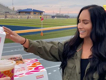Join Gabi Butler in Cheering for Free Donut Fridays at Dunkin’ Join Gabi Butler in Cheering for Free Donut Fridays at Dunkin’