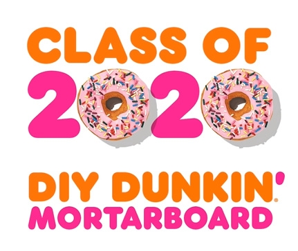 How to Make a DIY Dunkin’ Donut Box Graduation Cap