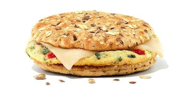 Veggie Egg White Omelet Sandwich