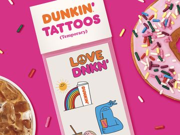 Celebrate National Tattoo Day with Some Sweet, Temporary Ink from Dunkin’