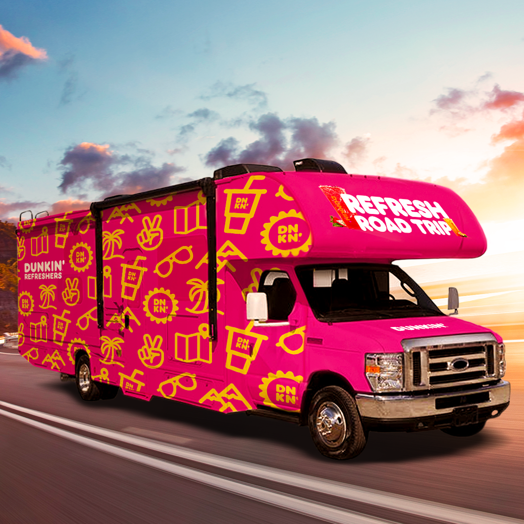 Hit the Road to Refresh in the Dunkin’ Refreshers RV