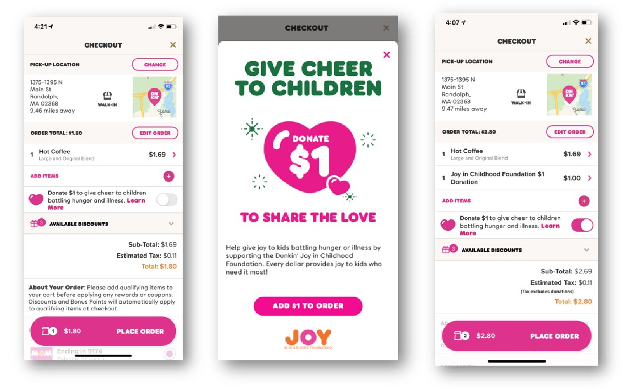 Give Cheer Checkout