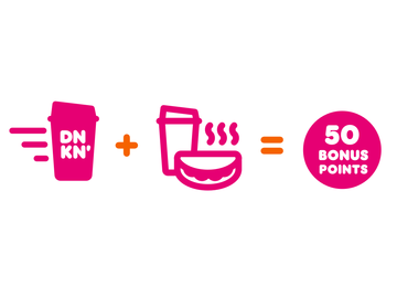 Fuel Your Weekend with 50 Bonus Points from Dunkin’ Fuel Your Weekend with 50 Bonus Points from Dunkin’