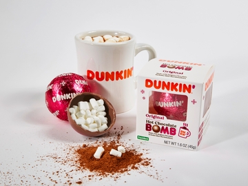 It’s Official: New Dunkin’ Hot Chocolate Bombs Are Here to Warm Up the Holidays It’s Official: New Dunkin’ Hot Chocolate Bombs Are Here to Warm Up the Holidays