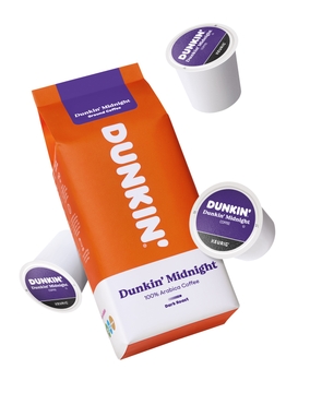 Dunkin' Midnight K Cups and Packaged Coffee