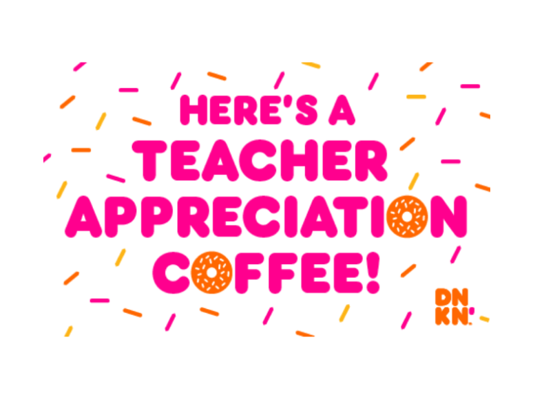 How to Say “Thank You” with Dunkin’ During National Teacher Appreciation Week
