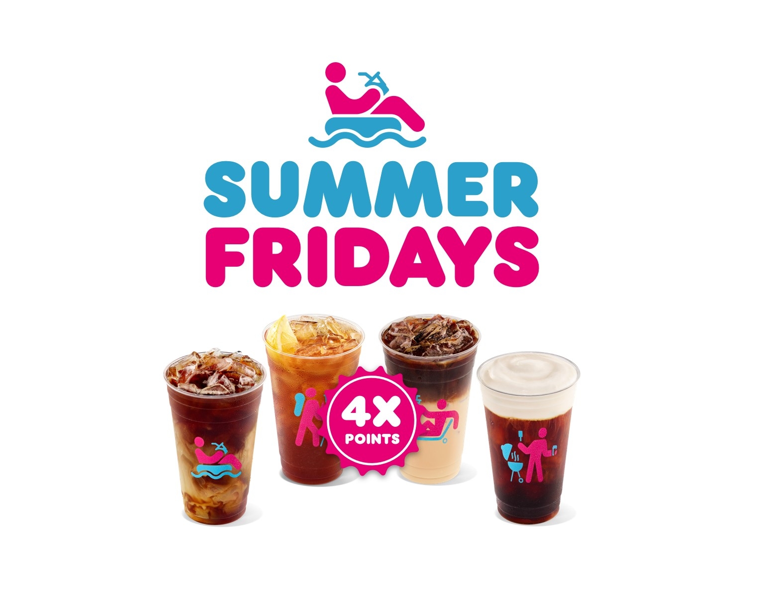 Dunkin’ Summer Fridays Bring 4X Points on All Iced Drinks for DD Perks® Members