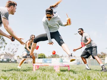 America Spikes on Dunkin’: Dunkin’ and Spikeball Serve Up a Limited-Edition Branded Kit America Spikes on Dunkin’: Dunkin’ and Spikeball Serve Up a Limited-Edition Branded Kit