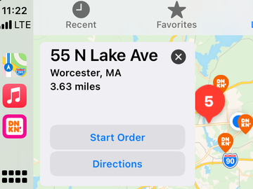 The Dunkin’ App is Now Available in Apple CarPlay for your iPhone! 