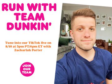 Dunkin’ Announces Final Live Social Event Series Host: TikTok Star & Dunkin’ Superfan, Zachariah Dunkin’ Announces Final Live Social Event Series Host: TikTok Star & Dunkin’ Superfan, Zachariah