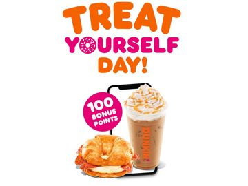 Celebrate National Treat Yourself Day 10/13, Earn 100 Bonus Points with Order Ahead Celebrate National Treat Yourself Day 10/13, Earn 100 Bonus Points with Order Ahead