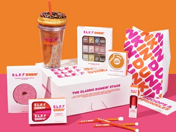 e.l.f. Cosmetics and Dunkin' Drop the Most Eye-Popping Collab of the Season e.l.f. Cosmetics and Dunkin' Drop the Most Eye-Popping Collab of the Season