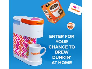 Enter to Win a Limited-Edition Dunkin’® Branded Keurig® Coffee Maker
