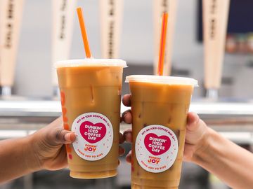 Sip, Sip, Hooray! Dunkin’® Iced Coffee Day Raises $1.8 Million to Bring Joy to Children’s Hospitals Nationwide Sip, Sip, Hooray! Dunkin’® Iced Coffee Day Raises $1.8 Million to Bring Joy to Children’s Hospitals Nationwide