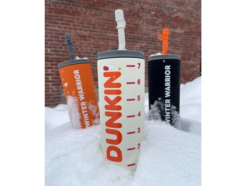 Dunkin’ Debuts “Snow Gauge” Tumbler—Perfect for Iced Coffee Fans Brave Enough to Weather the Cold  
