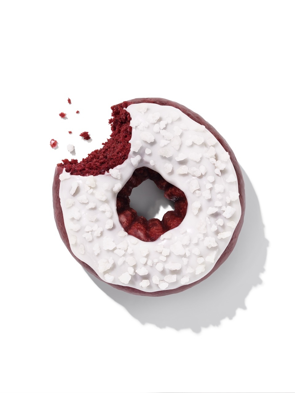 Frosty Red Velvet Donut