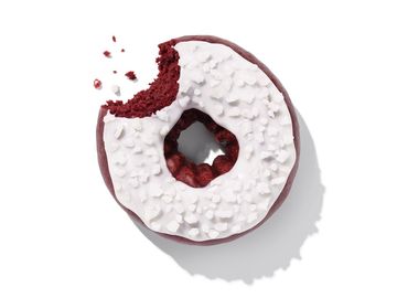 Frosty Red Velvet Donut
