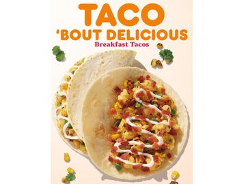Rise and Shine: Dunkin’ Debuts New Breakfast Tacos for Spring