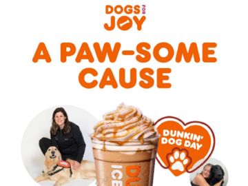 National Dog Day: Every Iced Latte Order Pours Joy into the Dogs for Joy Program