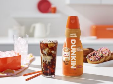Dunkin' Salted Caramel Creamer Lifestyle Image 1