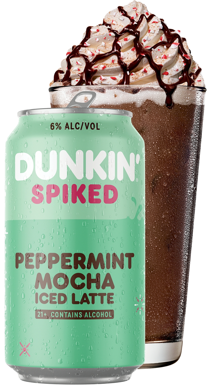 Dunkin' Spiked Peppermint Mocha Iced Latte