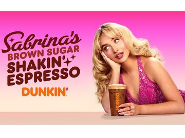 Dunkin’® and Sabrina Carpenter Shake Up the New Year With “Sabrina’s Brown Sugar Shakin’ Espresso,” Available Dec. 31 Dunkin’® and Sabrina Carpenter Shake Up the New Year With “Sabrina’s Brown Sugar Shakin’ Espresso,” Available Dec. 31