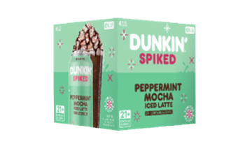 Dunkin' Spiked Peppermint Mocha Iced Latte