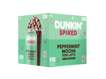 Dunkin' Spiked Peppermint Mocha Iced Latte