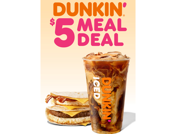 Dunkin' 5 Meal Deal Dunkin' 5 Meal Deal