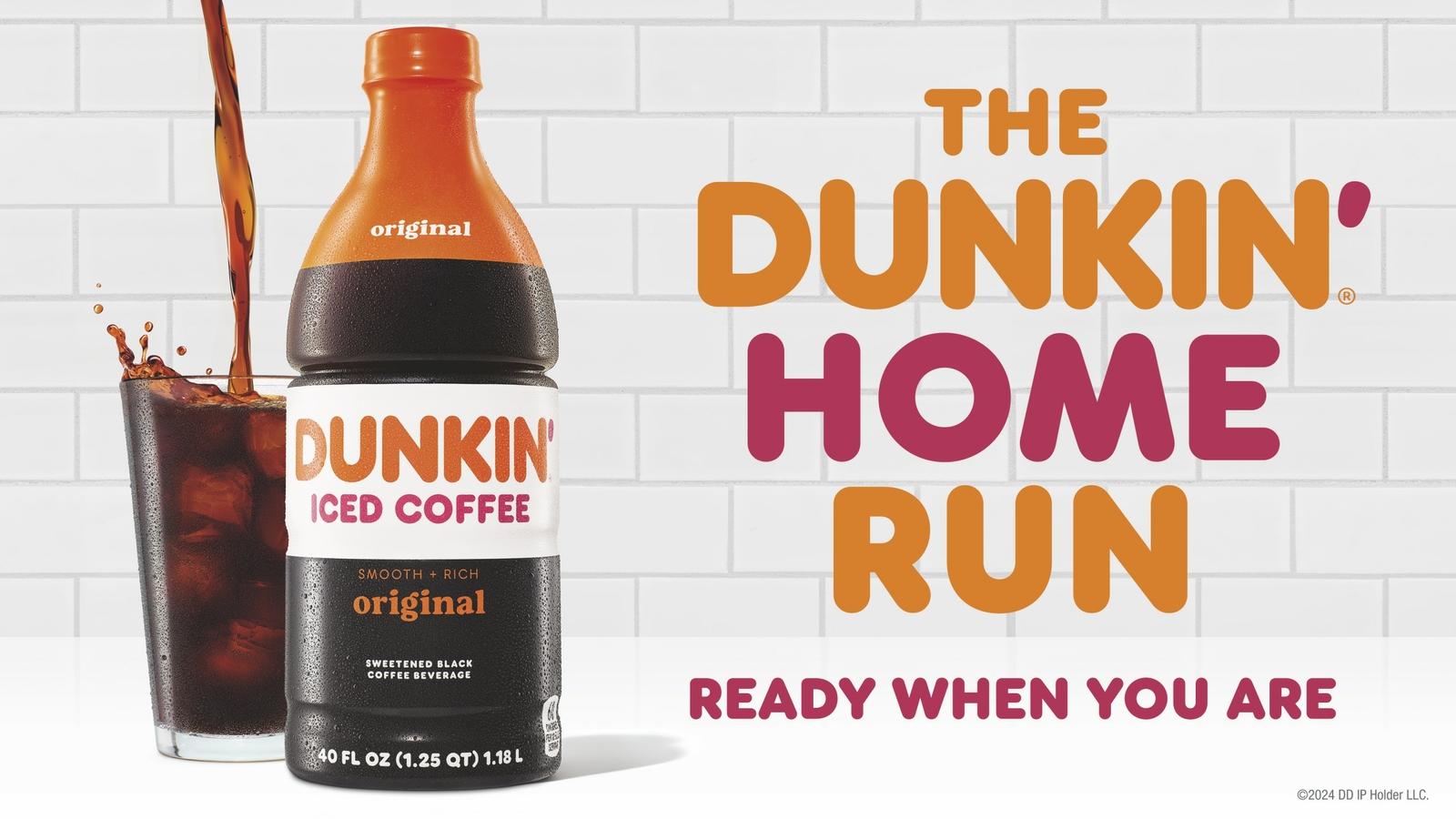 Run On Dunkin’ At Home with Ready-To- Drink Dunkin’ Bottled Iced Coffees