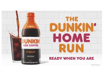 Run On Dunkin’ At Home with Ready-To- Drink Dunkin’ Bottled Iced Coffees
