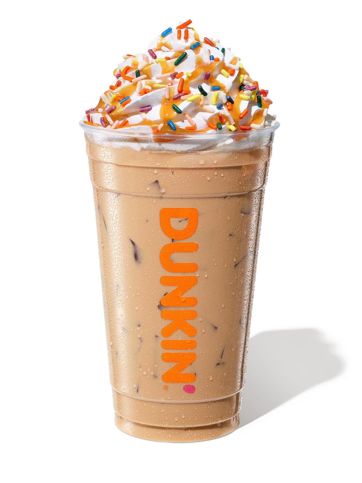 Dunkin' Vanilla Frosted Donut Iced Signature Latte