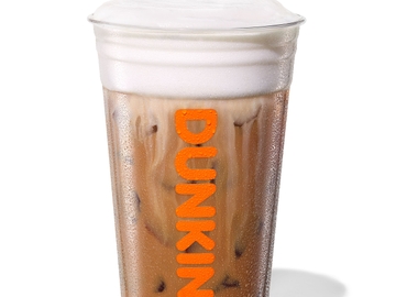 Blueberry Donut Iced Coffee with Sweet Cold Foam