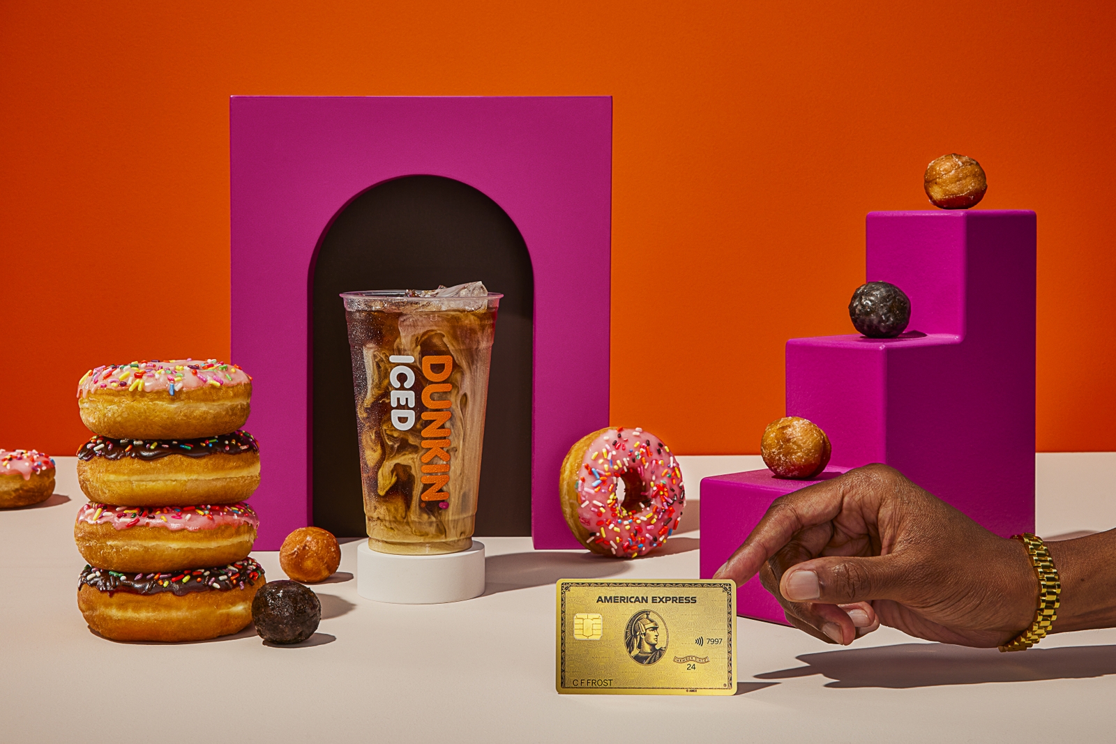 American Express Runs On Dunkin