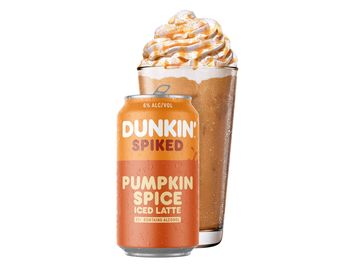Did Someone Say Pumpkin’ Spiked? Dunkin’® Adds Boozy Spin on Fall Classic to Line of Spiked Iced Coffee Beverages Did Someone Say Pumpkin’ Spiked? Dunkin’® Adds Boozy Spin on Fall Classic to Line of Spiked Iced Coffee Beverages