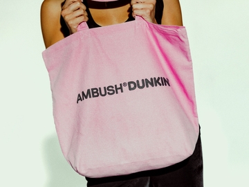 Dunkin' x AMBUSH Tote Bag Close Up