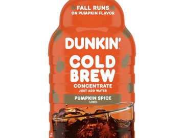 Dunkin' Pumpkin Spice Flavored Cold Brew Concentrate