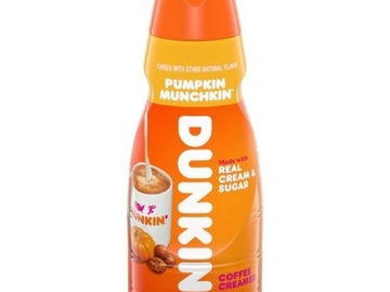 Dunkin' Pumpkin Munchkin Creamer