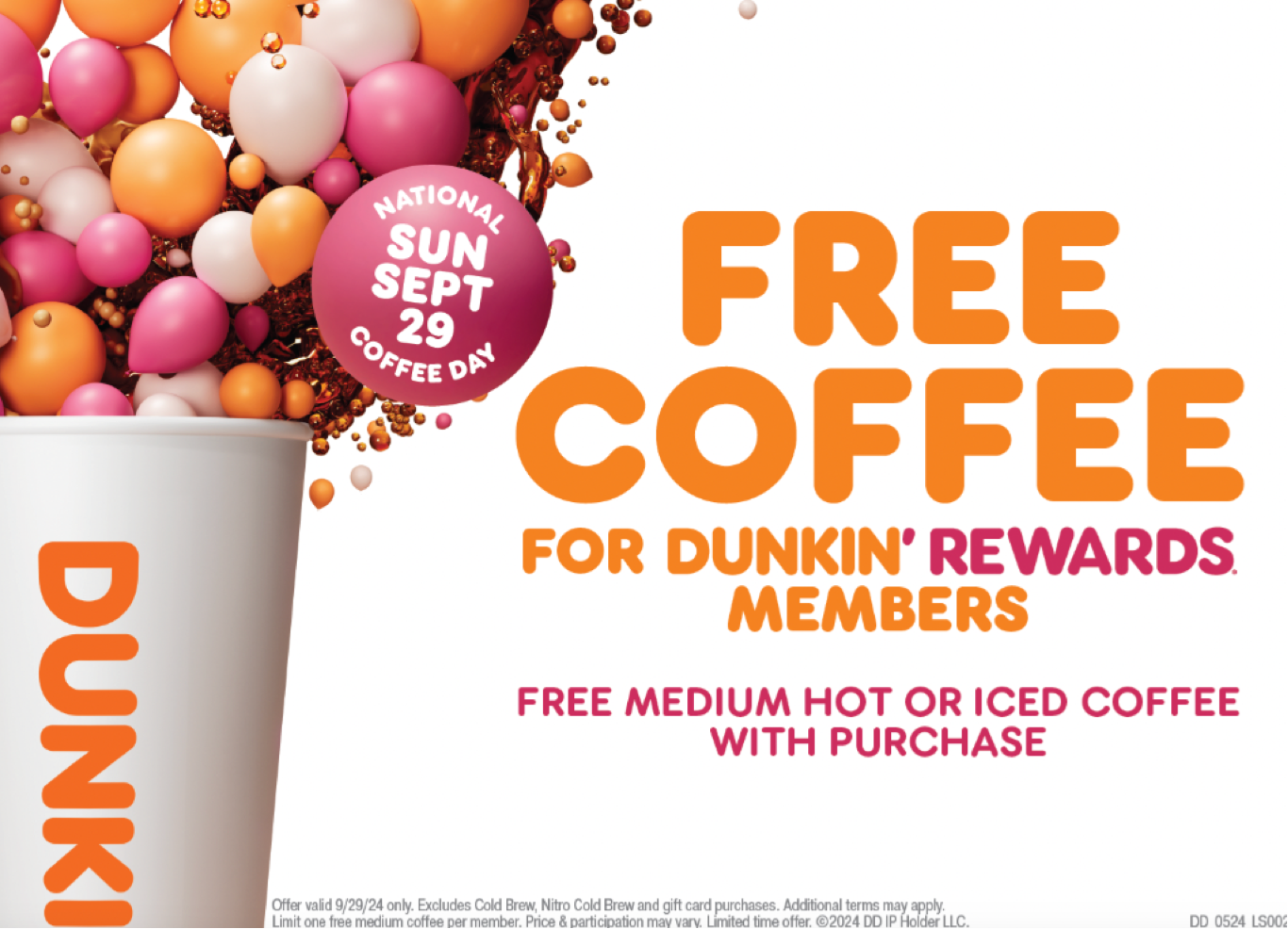 National Coffee Day Dunkin' Rewards