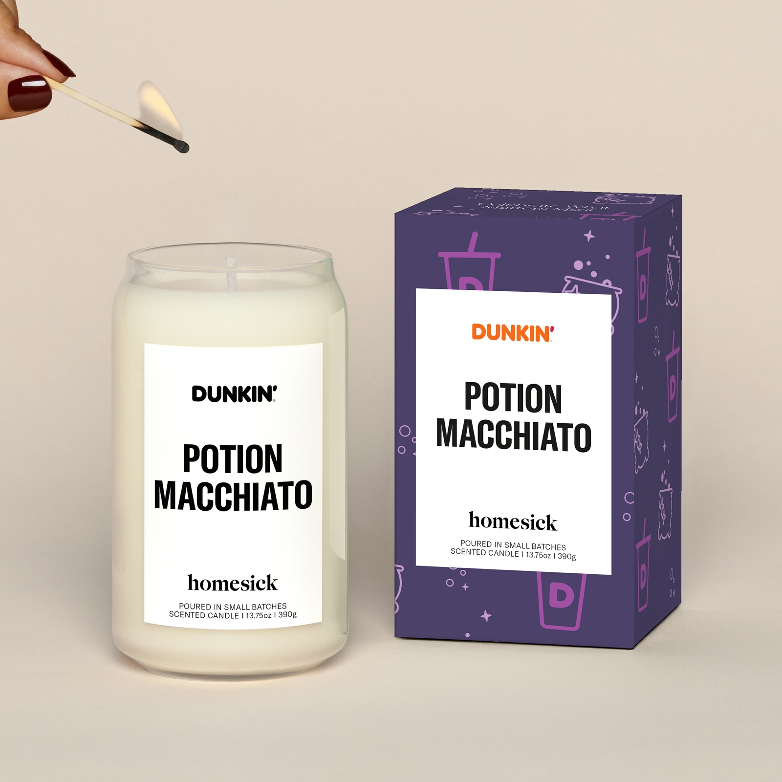 Official image for Dunkin’ and Homesick Launch Limited-Edition Fall Candles