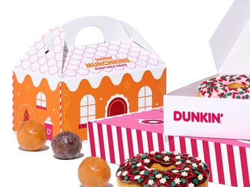 Dunkin' 2024 Holiday Packaging - Donuts  MUNCHKINS